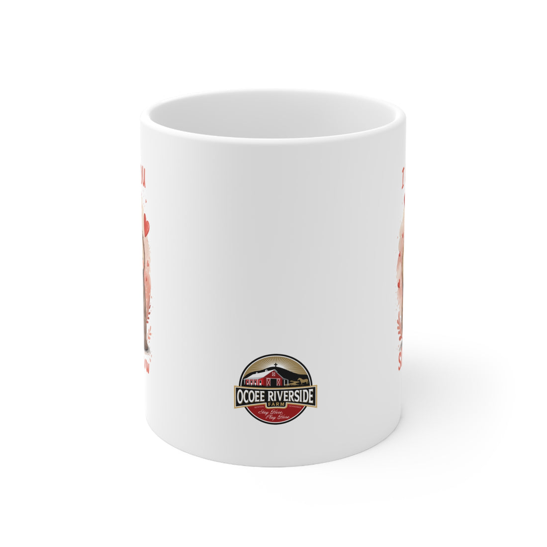 Cute Sloth Couple Ceramic Coffee Mug - 11oz/15oz with 'I Love You Sloooowww Much' Design