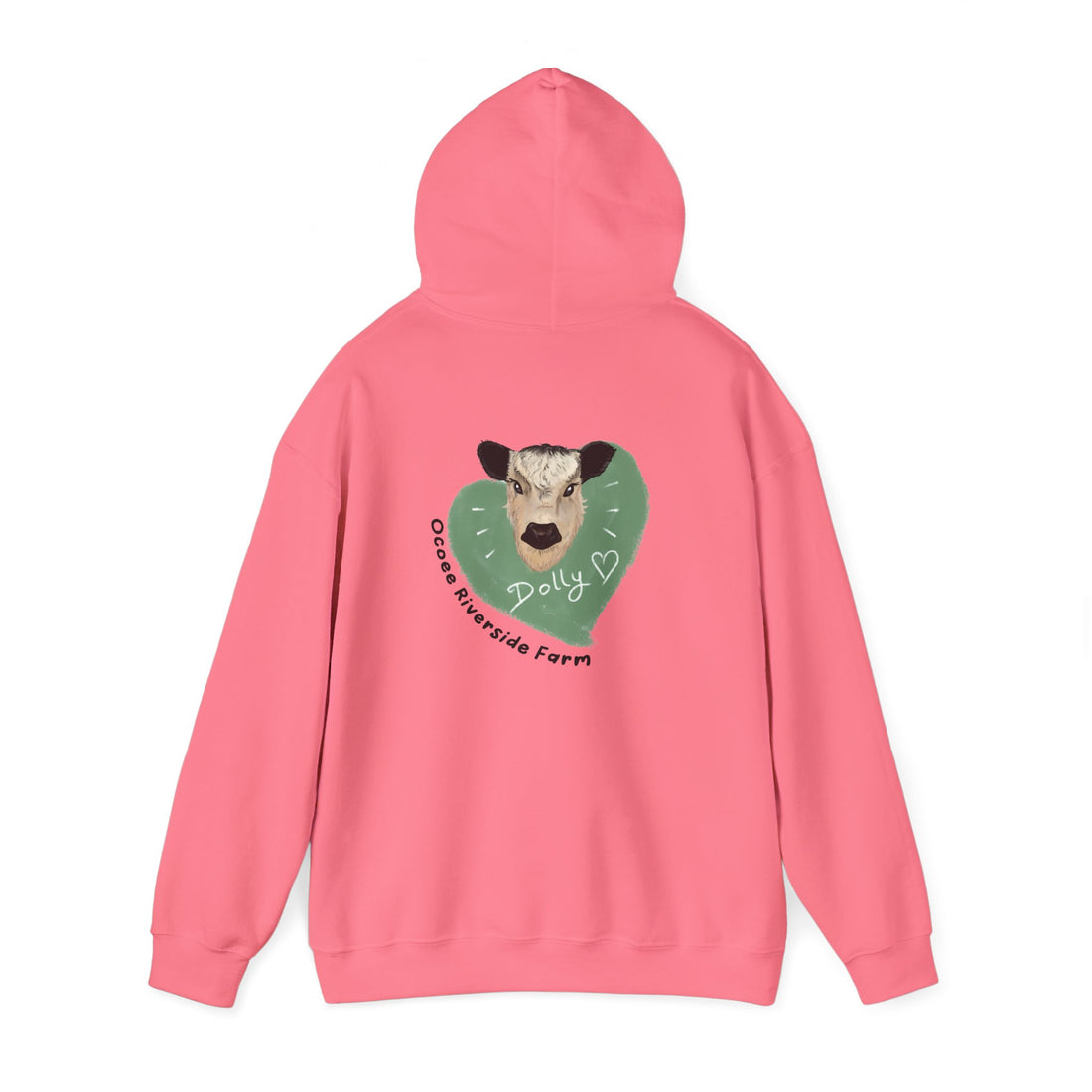 Dolly the Cow Unisex Hoodie - Cozy Riverside Farm Sweatshirt