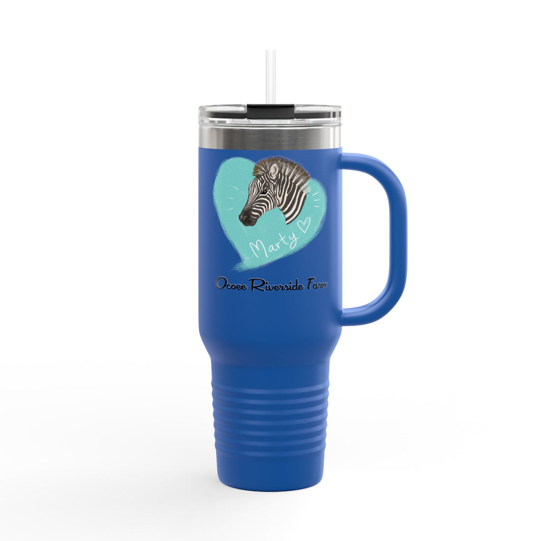 Cute Zebra Insulated Travel Mug - 40oz - Perfect for Adventure Lovers!