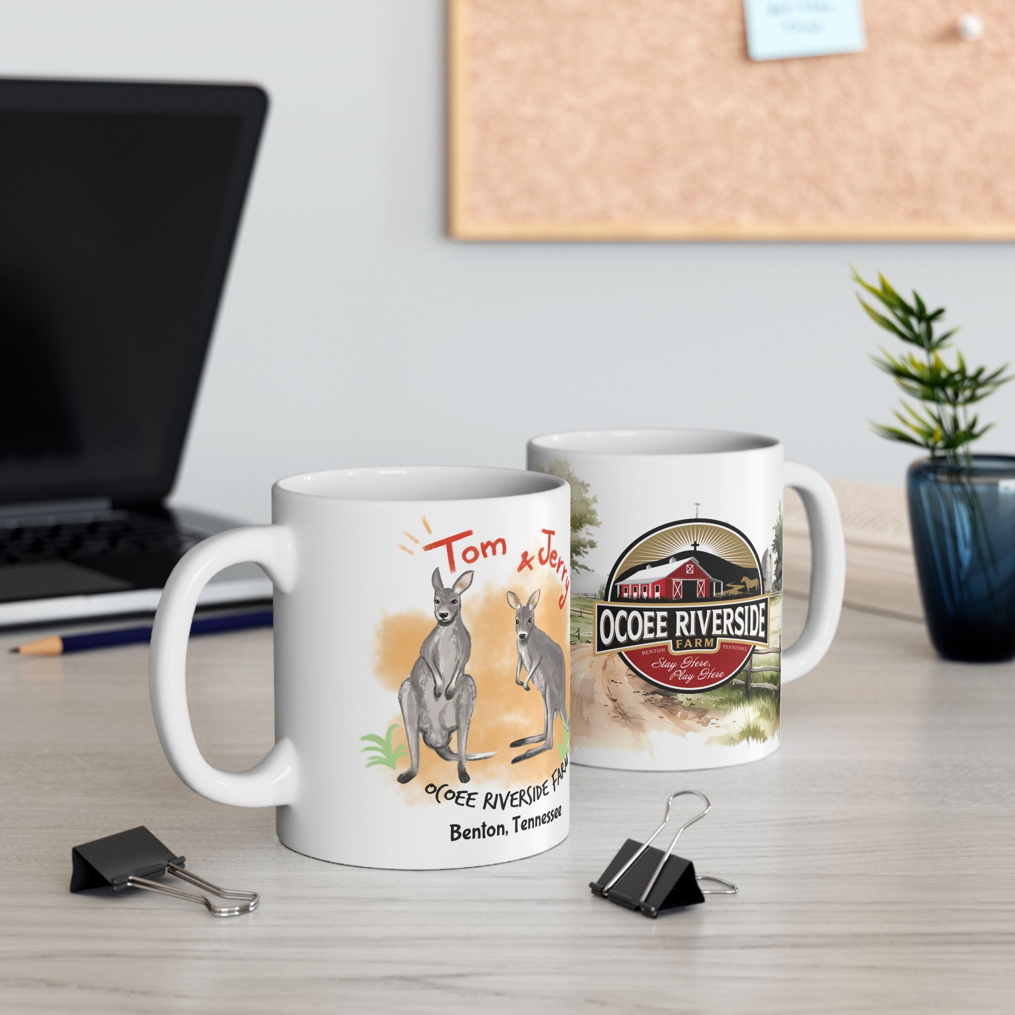 Cute Kangaroo Ceramic Mug | Perfect Gift for Animal Lovers