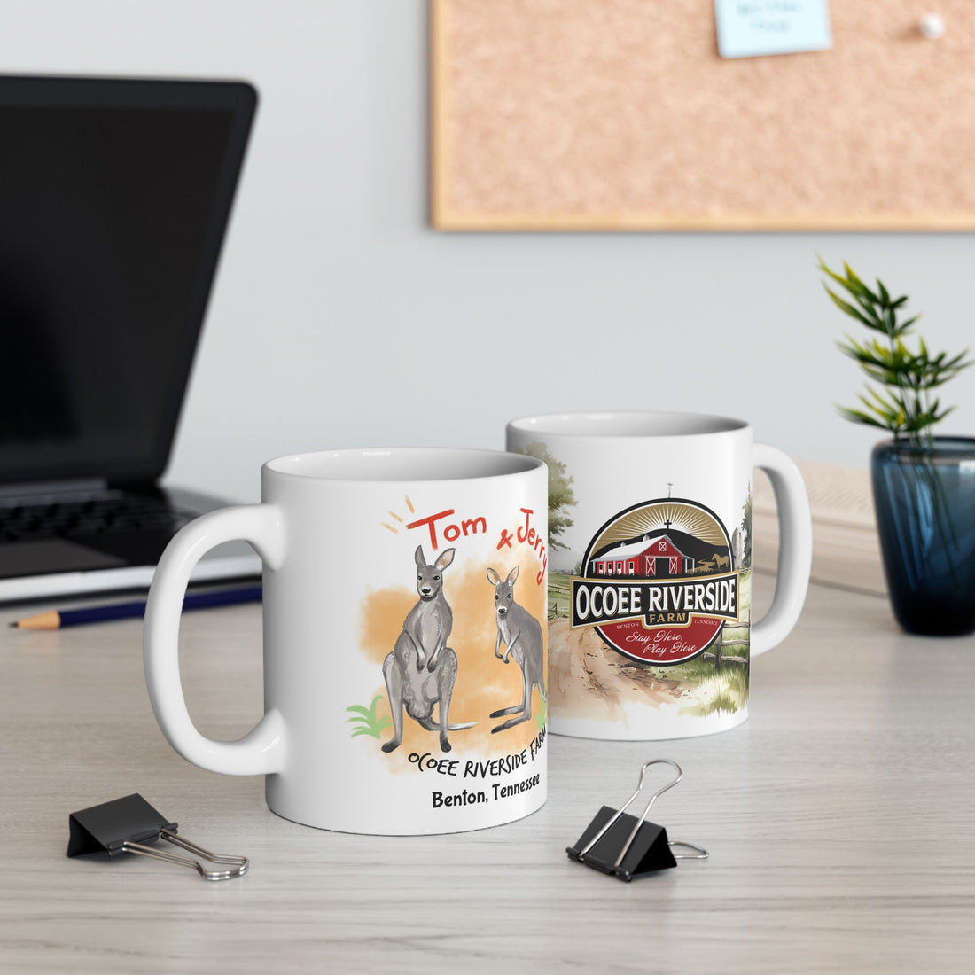 Cute Kangaroo Ceramic Mug | Perfect Gift for Animal Lovers