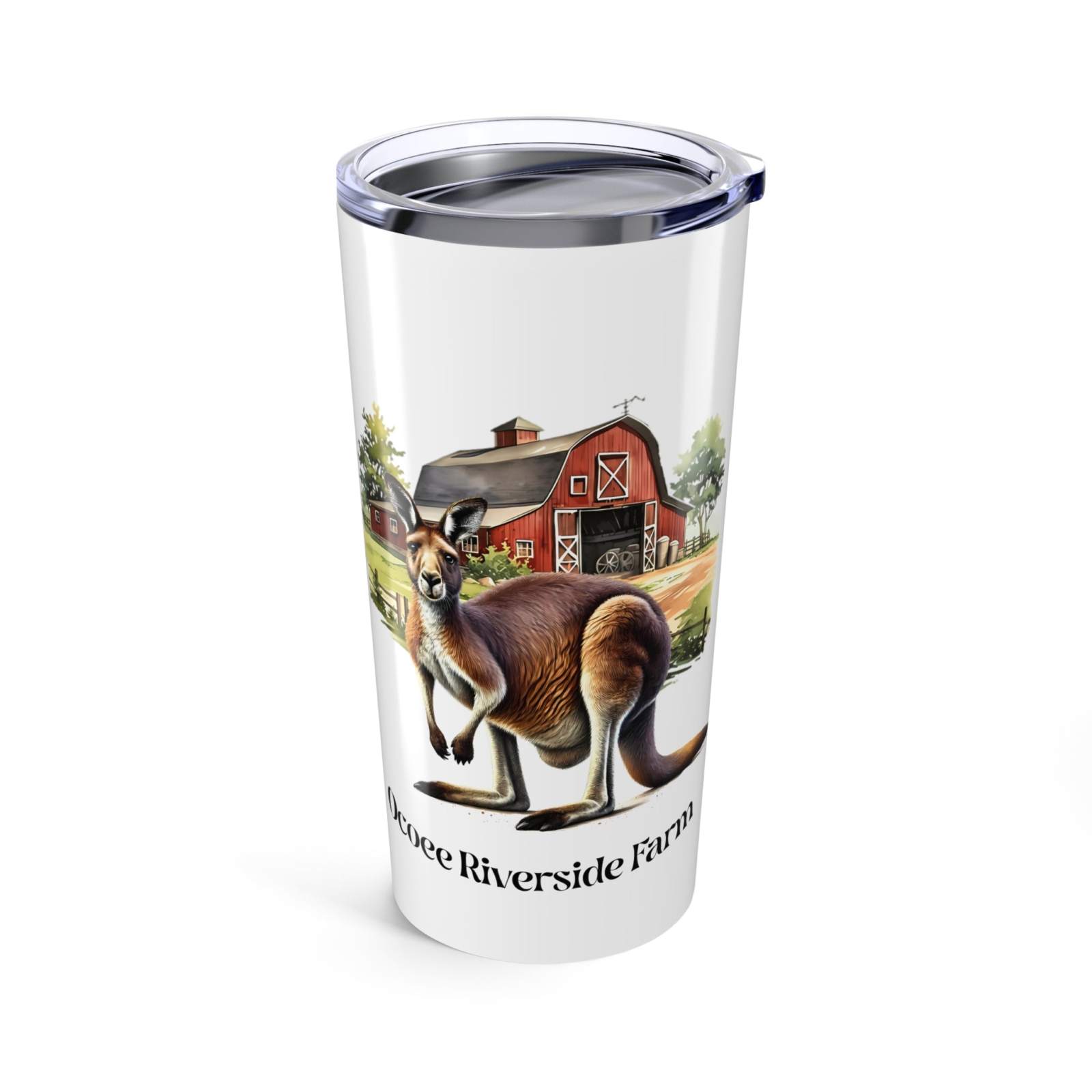 Rustic Kangaroo 20oz Farmhouse Tumbler