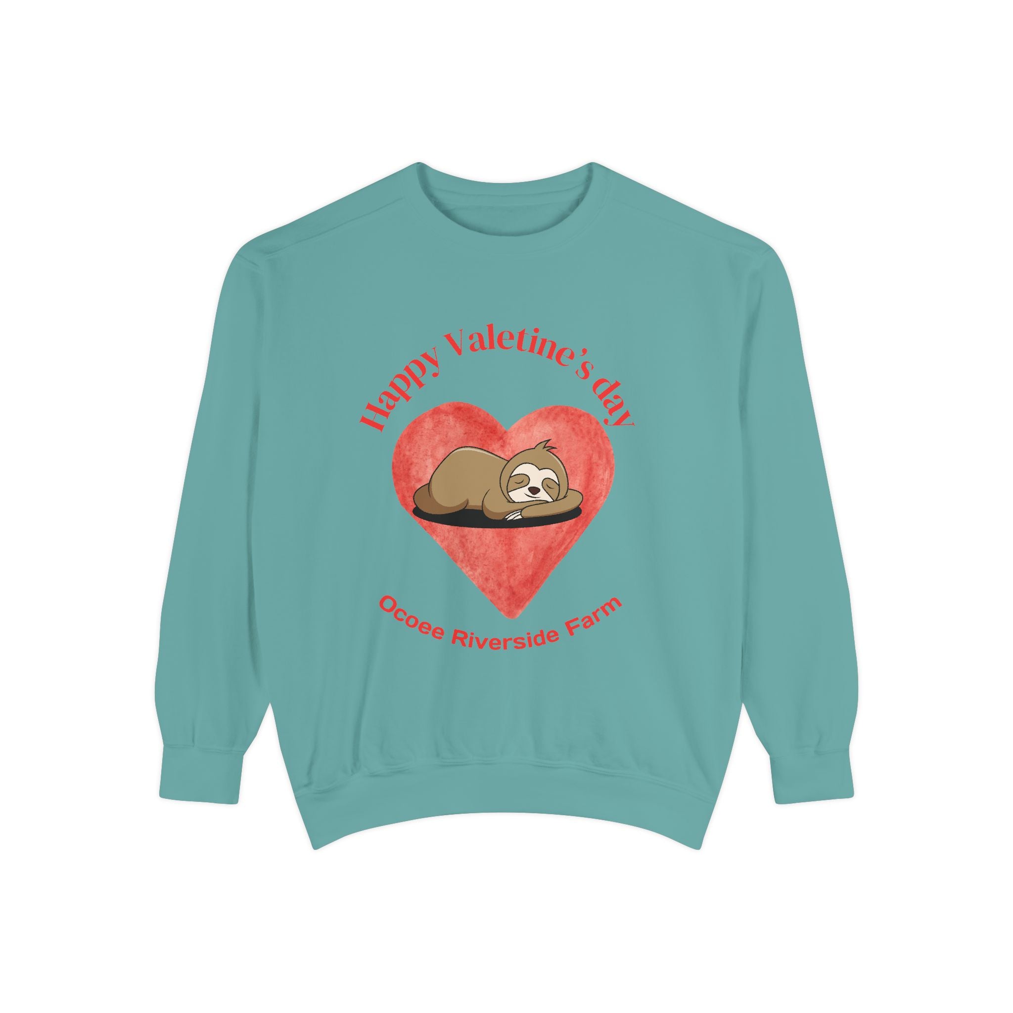 Sloth Hoodie - Valentine's Day Heart