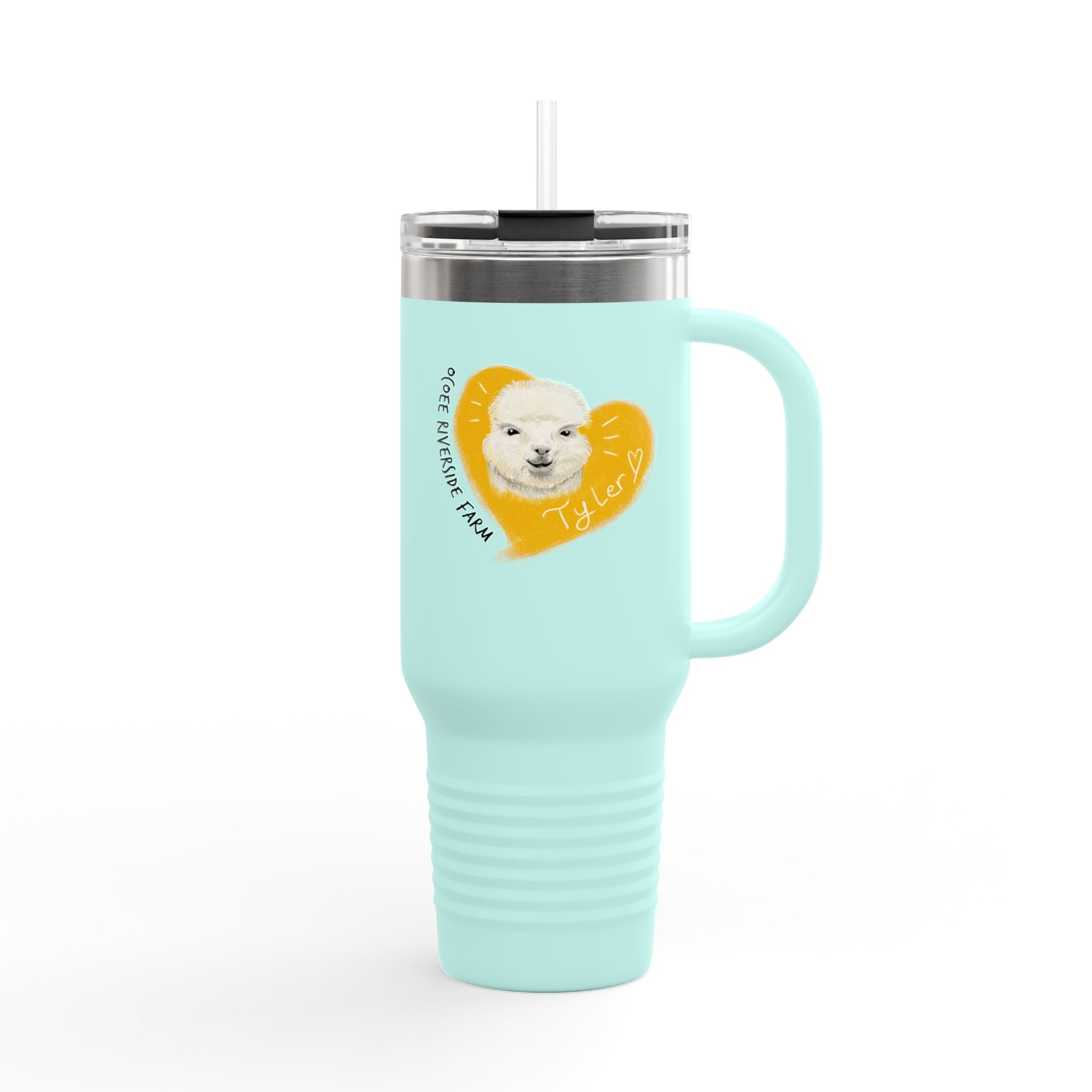 Cute Alpaca Insulated Travel Mug - 40oz - Perfect for Adventure Lovers!
