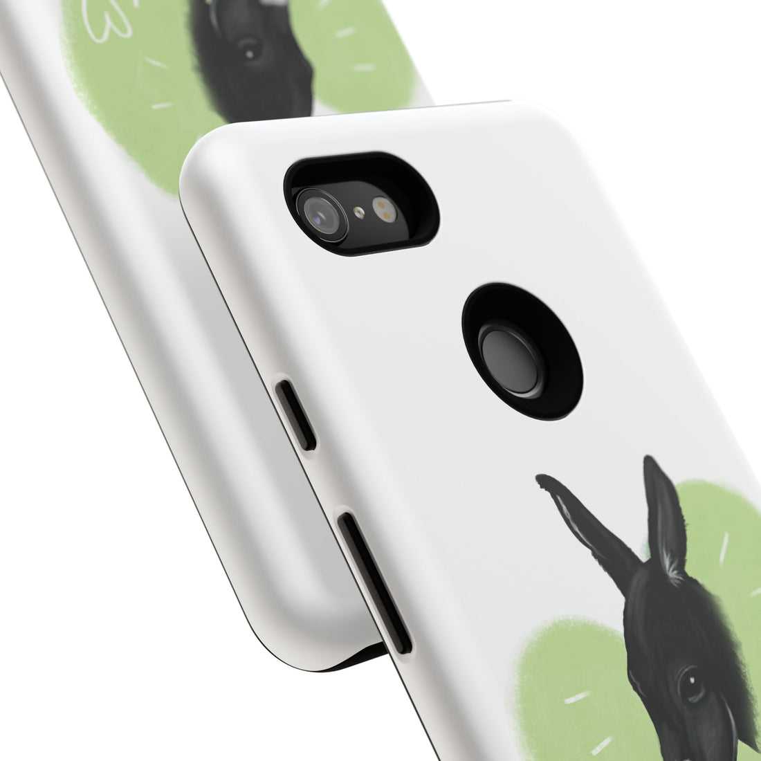 A donkey featuring the words "Black Jack" prominently displayed on its side at Ocoee Riverside Farm Phone Case