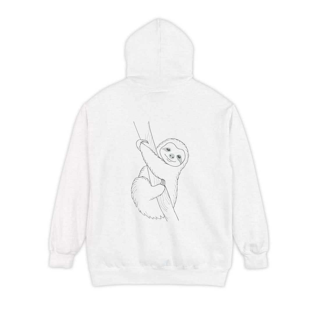 Cute Sloth Unisex Garment-Dyed Hoodie