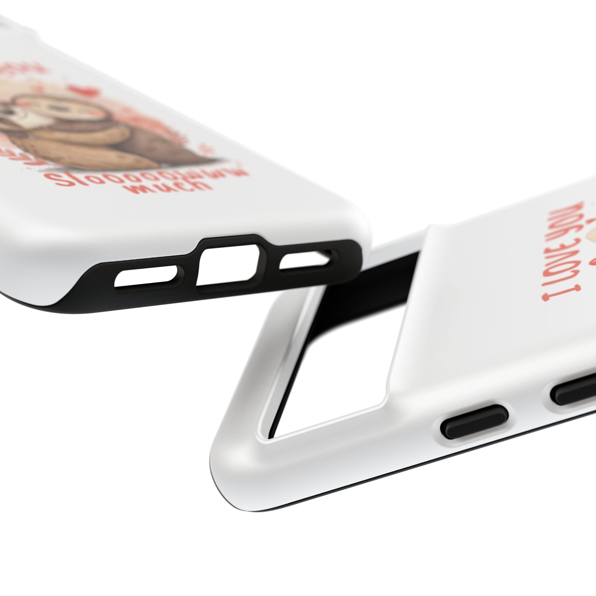 Cute Sloth Phone Case - "I Love You Sloooowww Much"