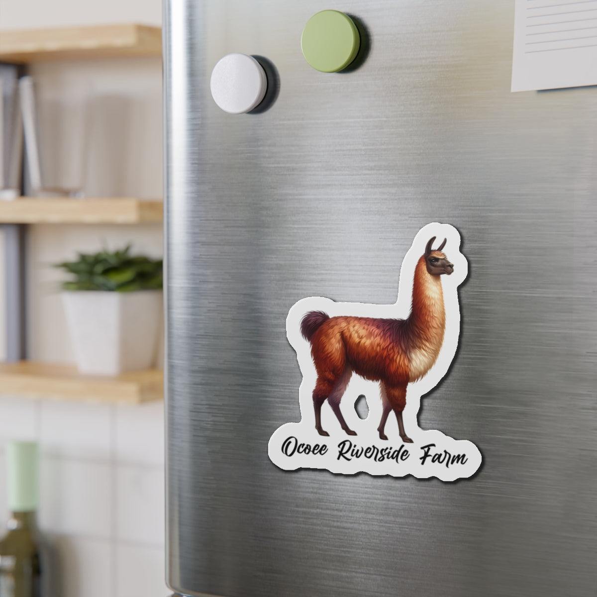 Llama Die-Cut Magnet