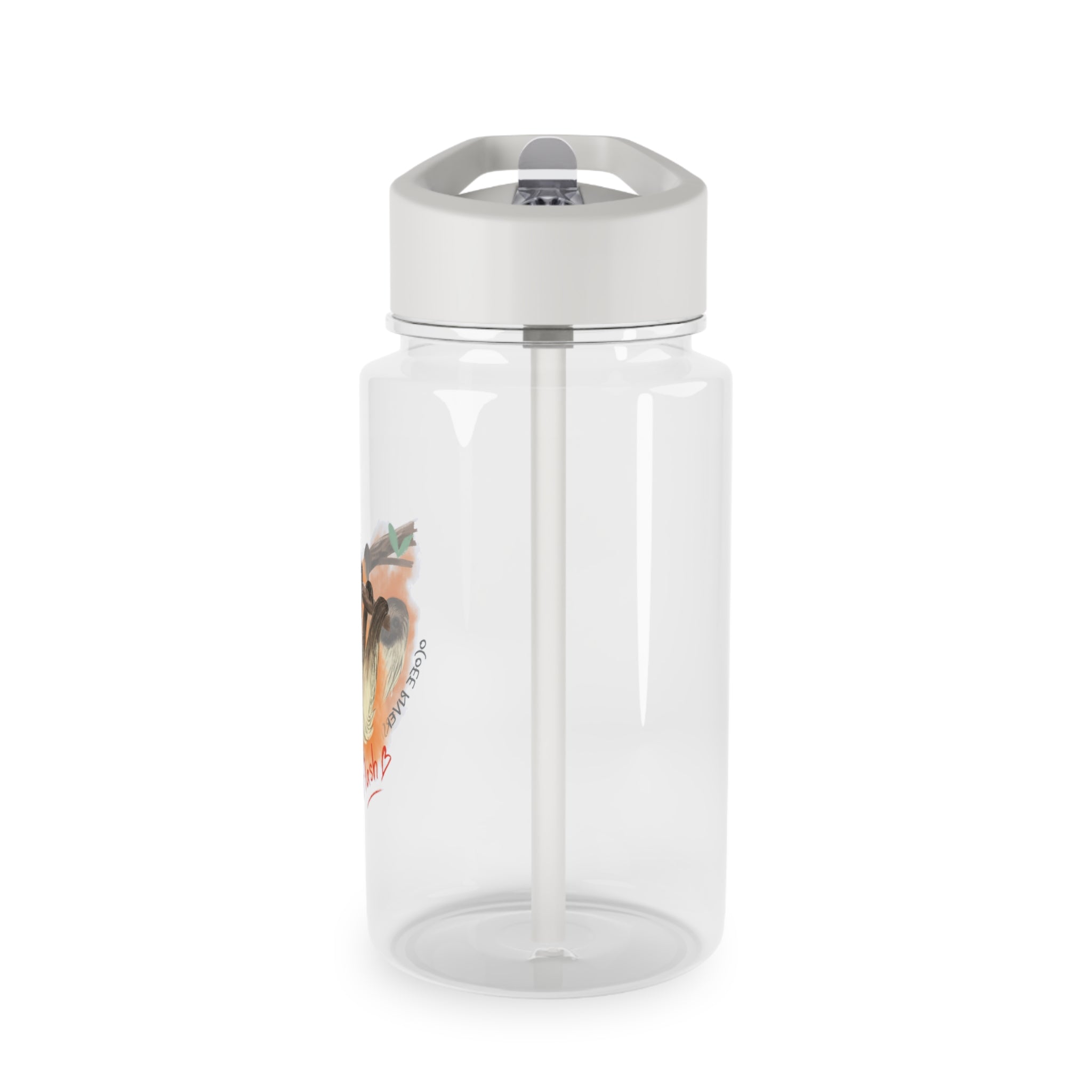 Cute Sloth Farm Tritan Water Bottle with Straw