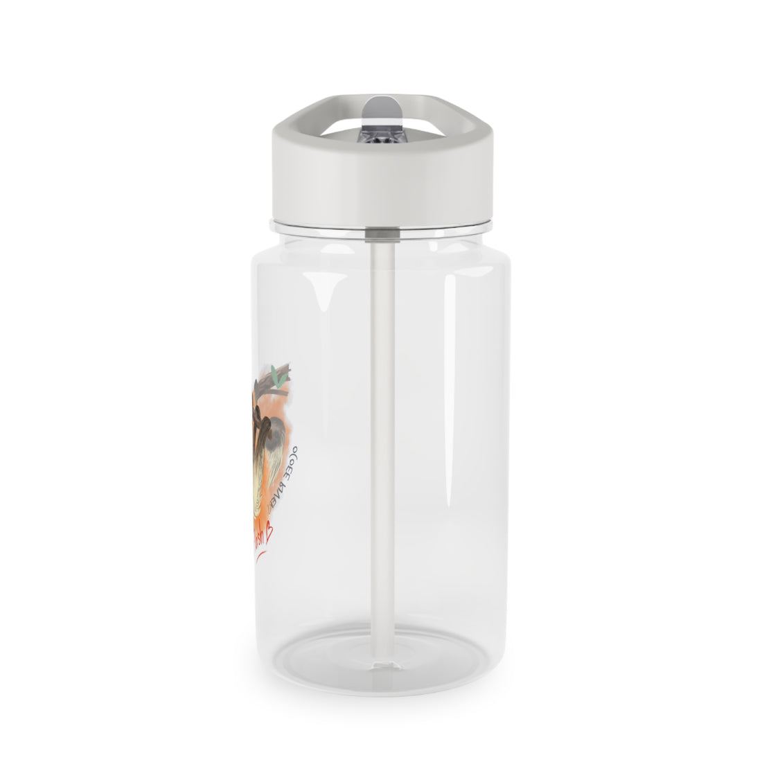 Cute Sloth Farm Tritan Water Bottle with Straw