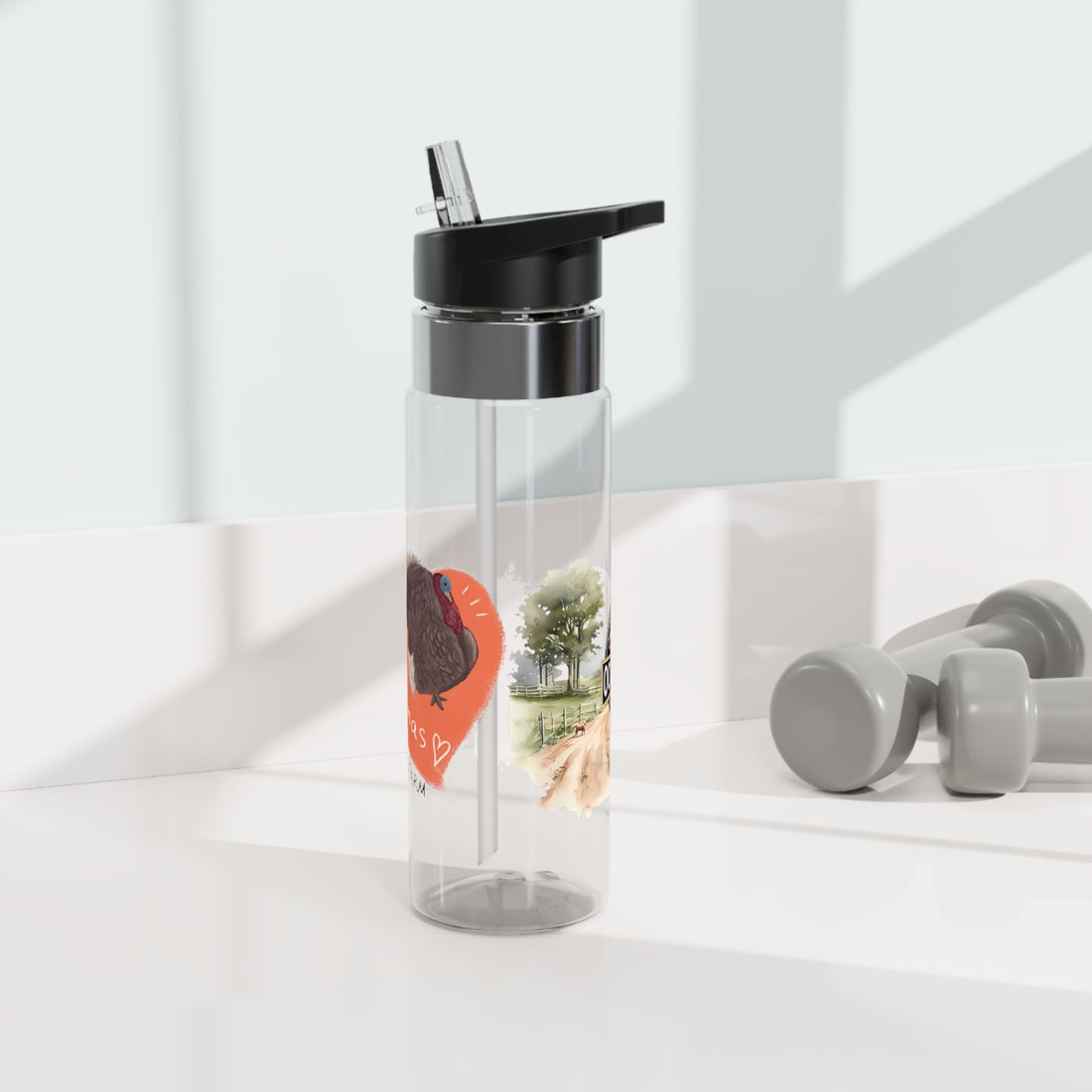 Custom Kensington Tritan™ Sport Bottle - 20oz with Personalized Design for Outdoor Adventures