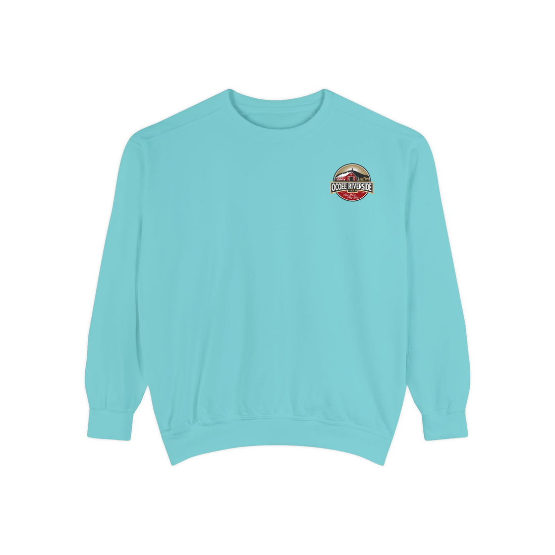 A zebra adorned with the word "Marty" creatively integrated into its stripes at Ocoee Riverside Farm Sweatshirt
