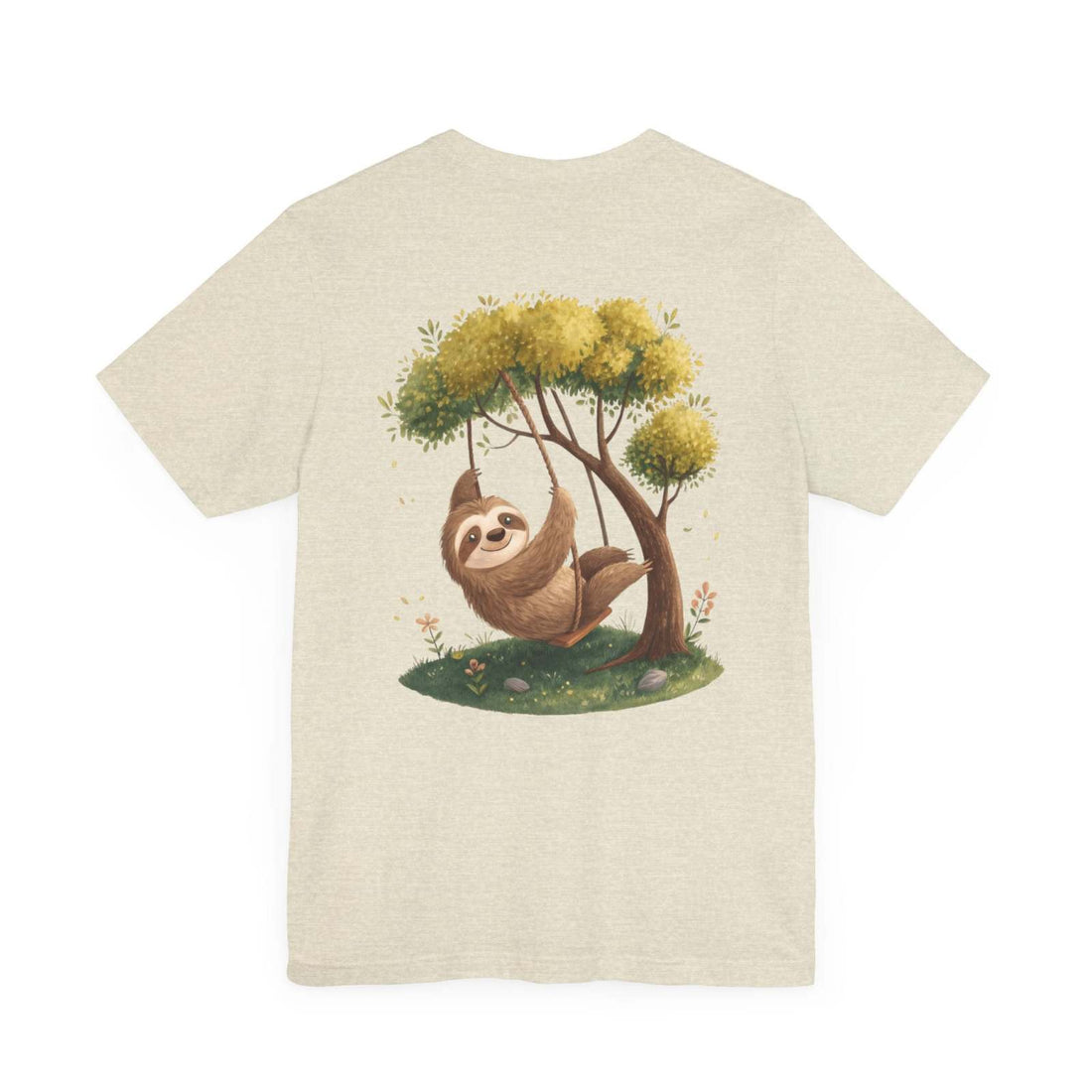 Sloth Swinging from a Tree Branch T-Shirt
