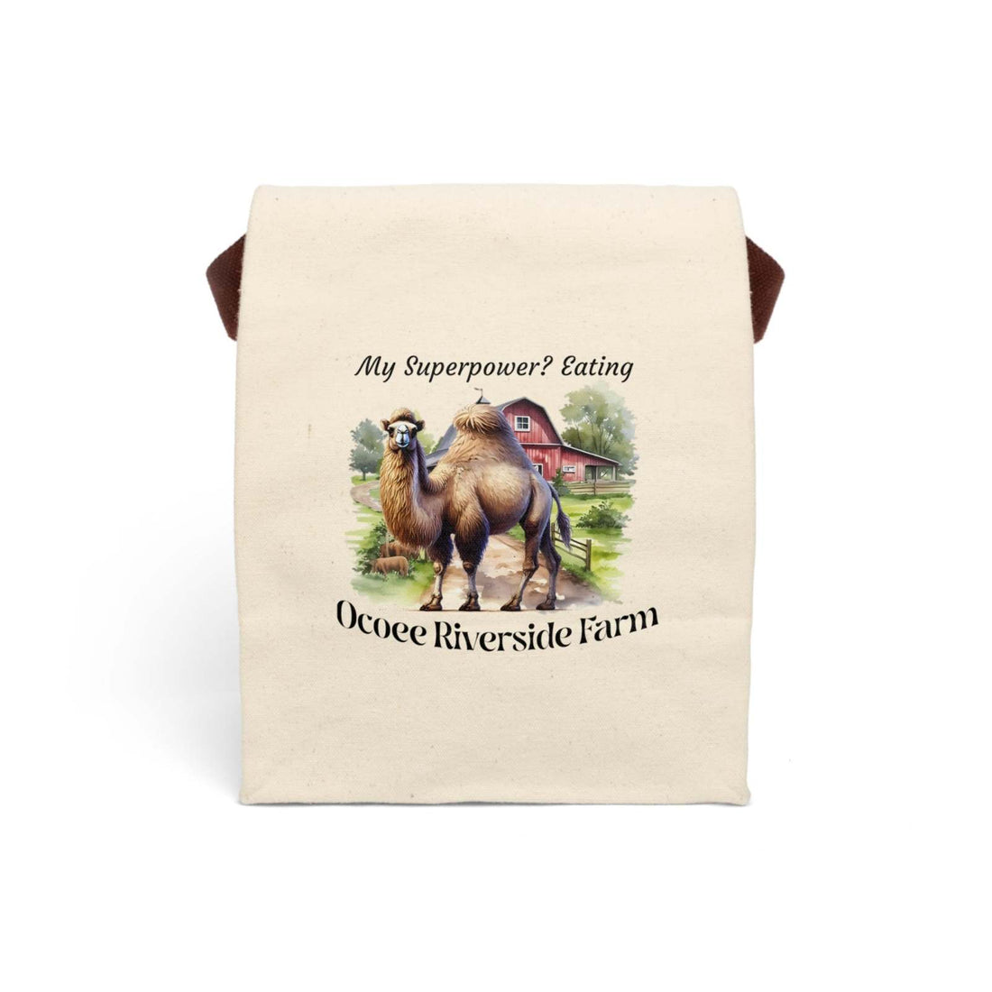 Camel Canvas Lunch Bag