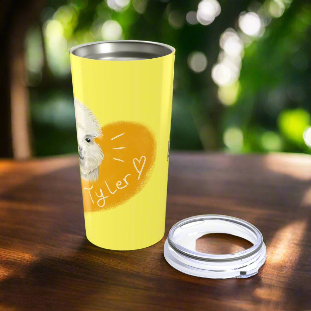Custom 20oz Tumbler - Riverside Farm Cute Alpaca Design