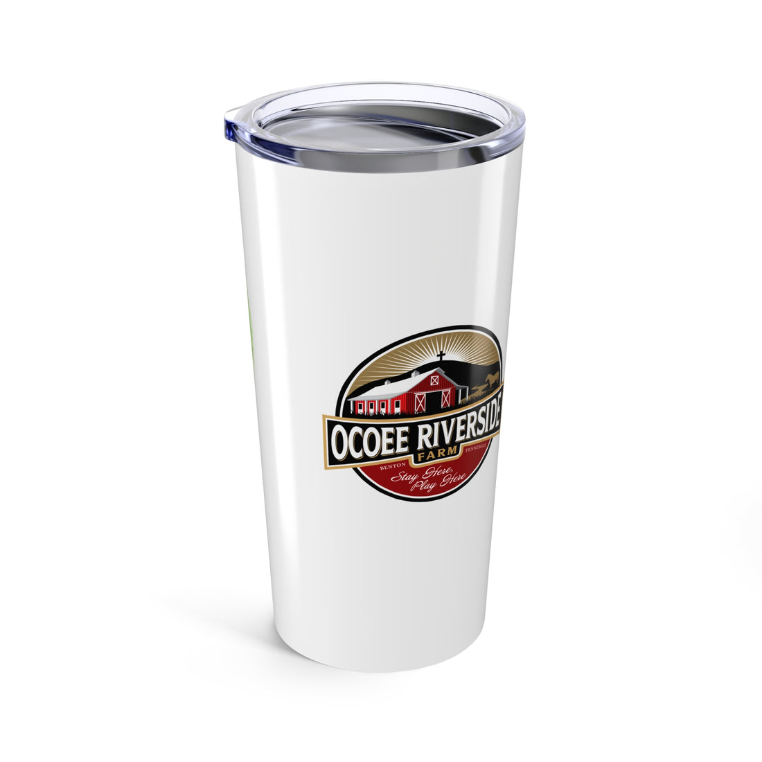 Custom 20oz Tumbler - Riverside Farm Donkey Design