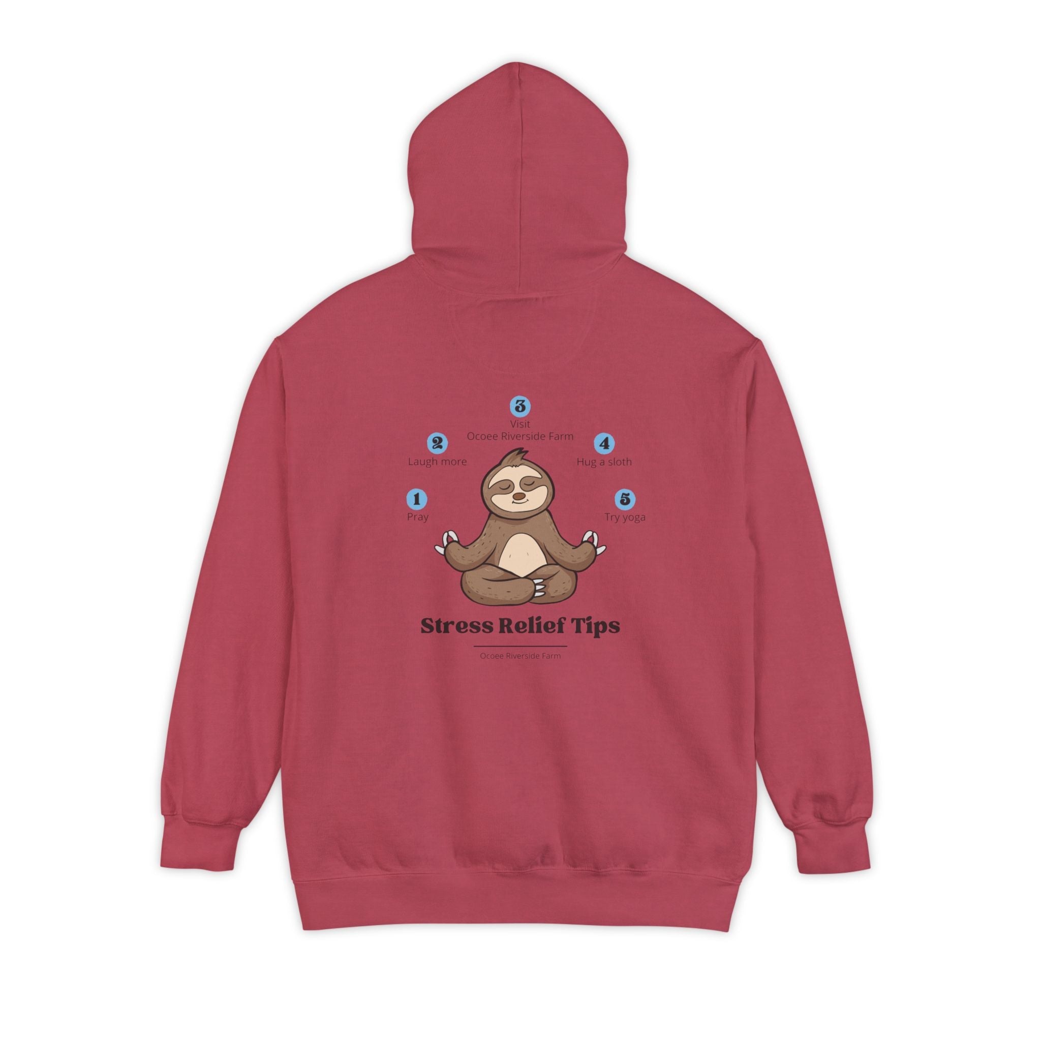 Unisex Stress Relief Sloth Hoodie