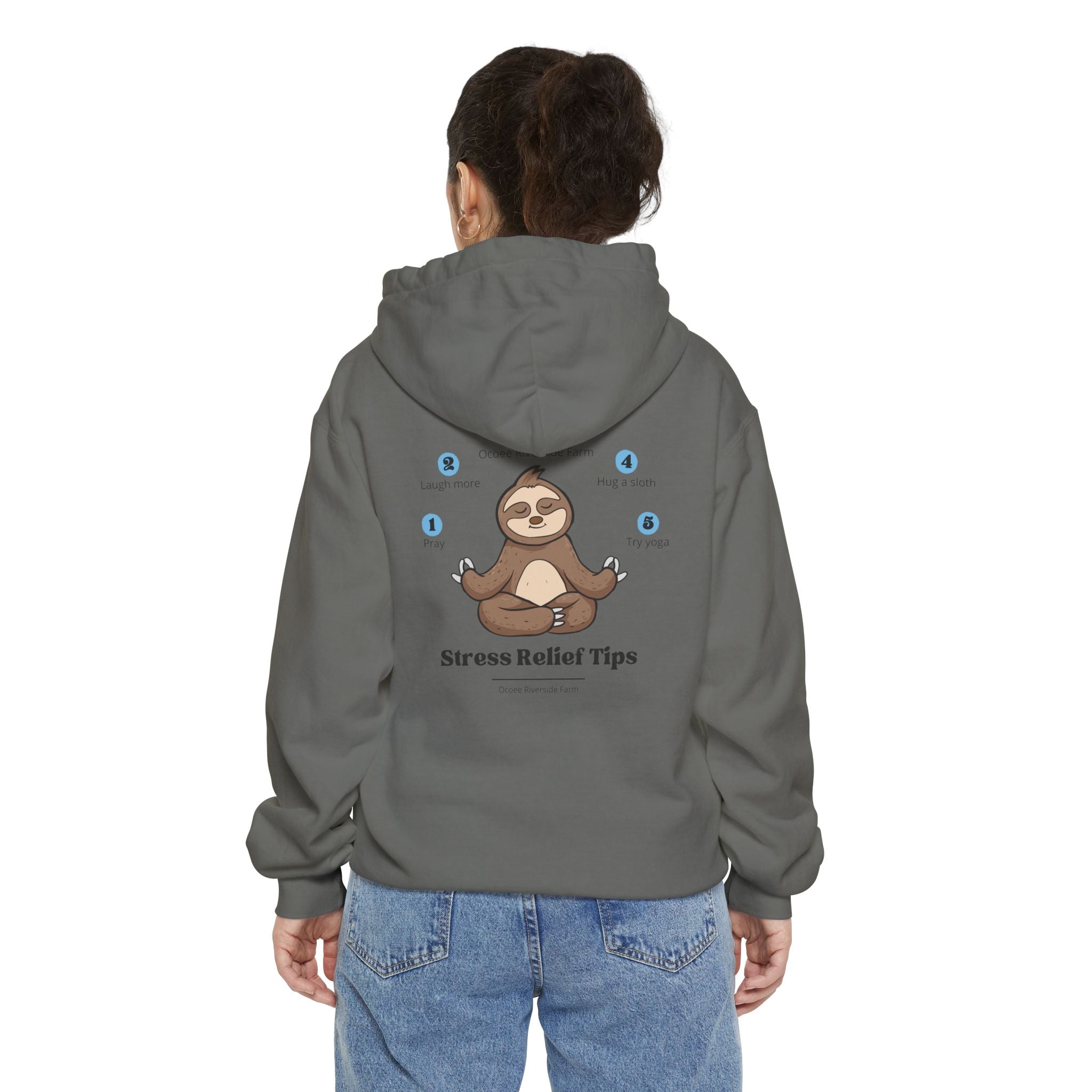 Unisex Stress Relief Sloth Hoodie