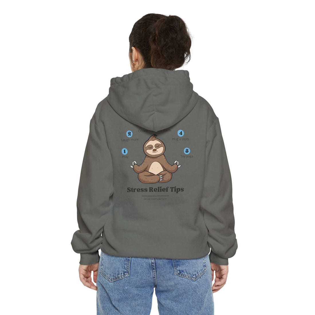 Unisex Stress Relief Sloth Hoodie