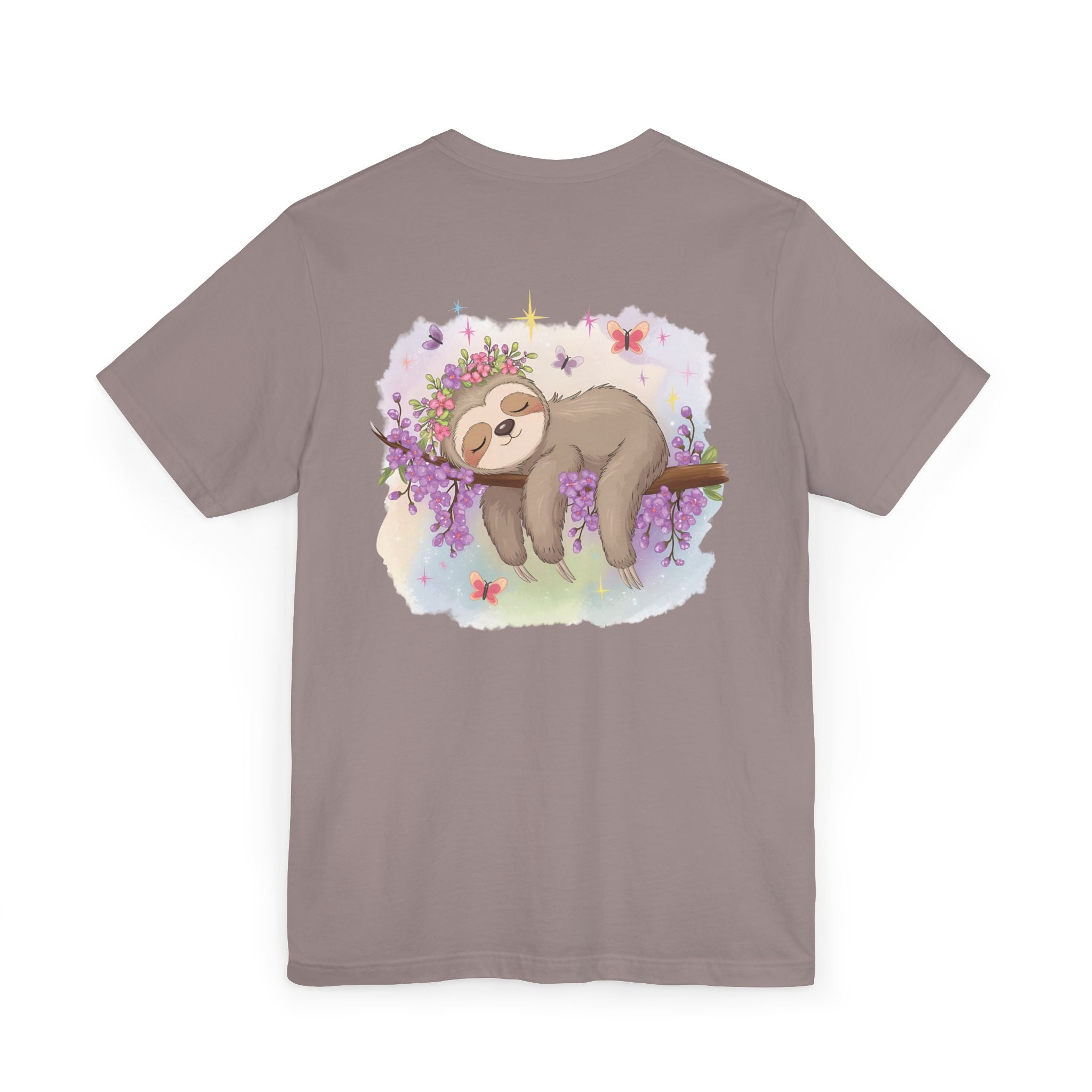 Sloth T-Shirt - Lovable Sloth Sleeping on a Branch