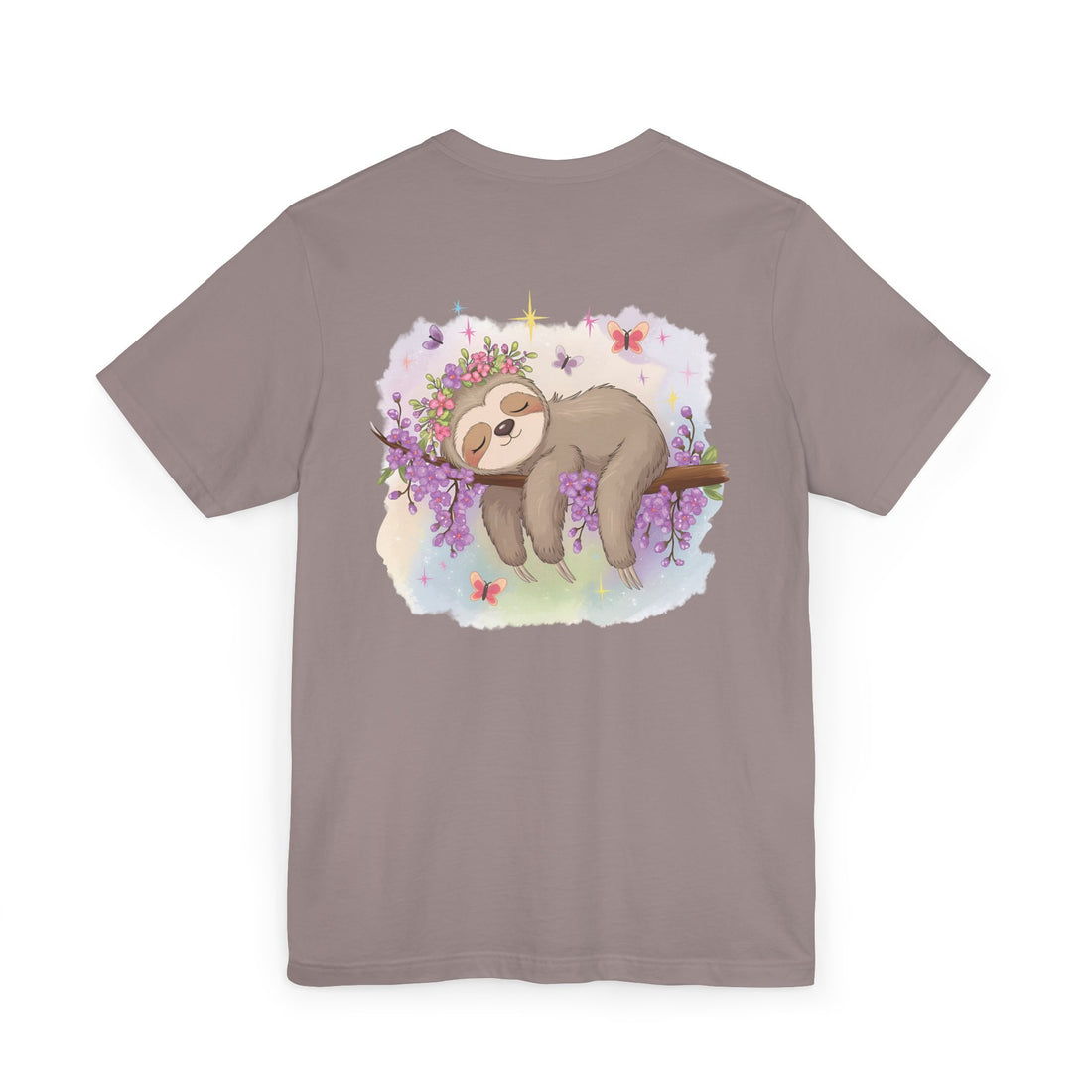Sloth T-Shirt - Lovable Sloth Sleeping on a Branch