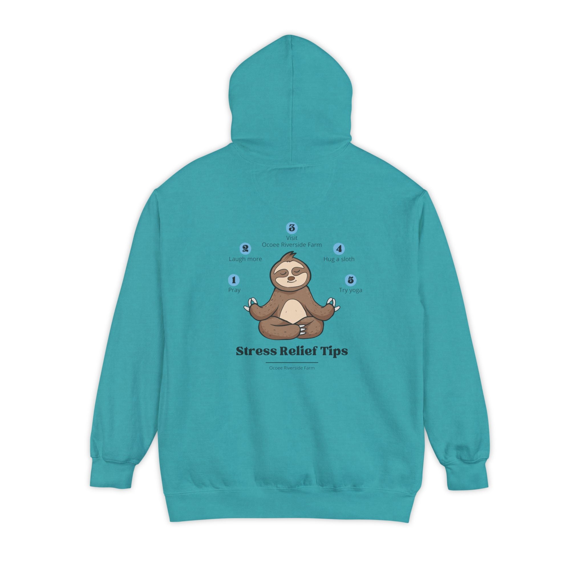 Unisex Stress Relief Sloth Hoodie