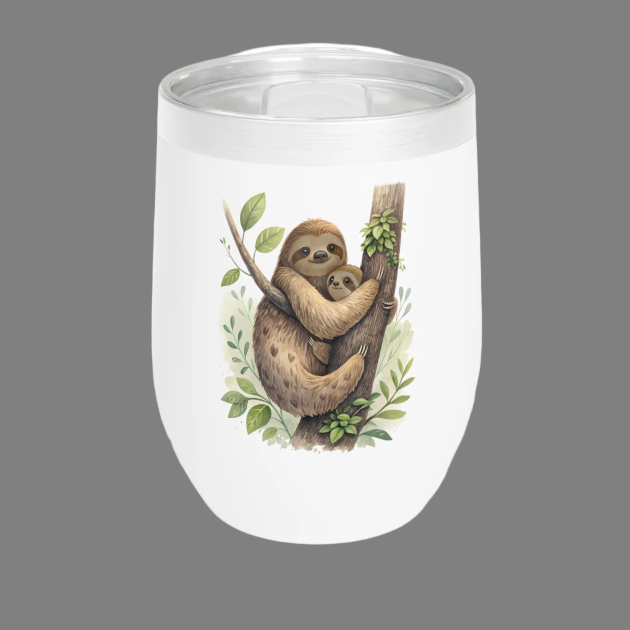 Cute Sloth Chill Wine Tumbler - Perfect for Relaxing Evenings