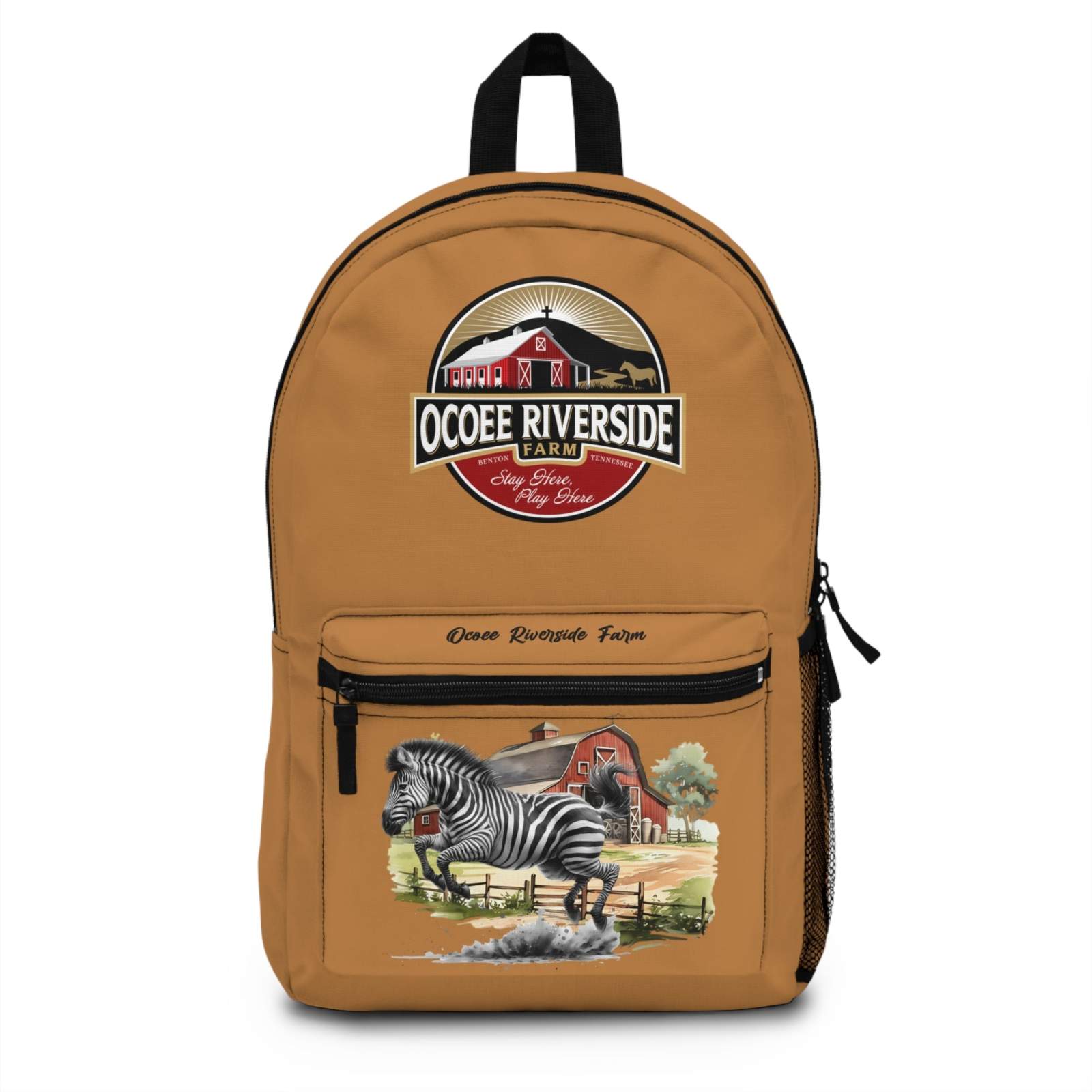 Ocoee Riverside Farm Zebra Print Backpack