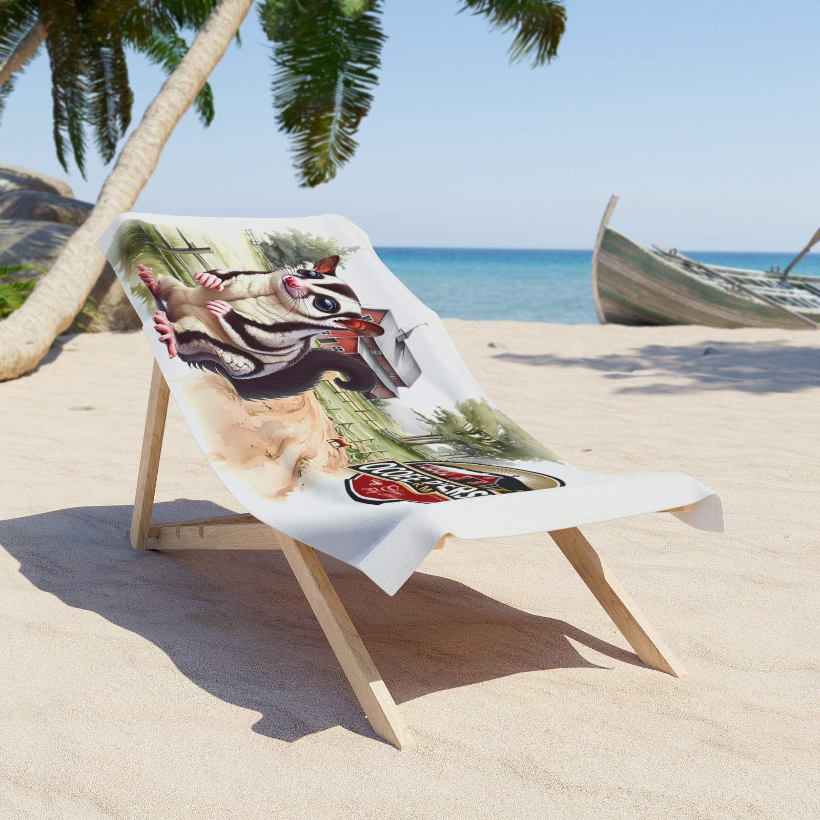 Ocoee Riverside Farm Sugar Glider Beach Towel