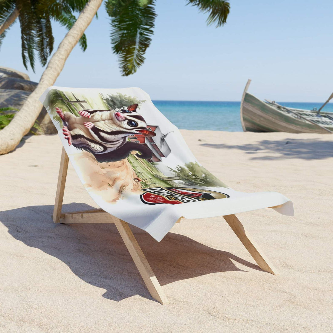 Ocoee Riverside Farm Sugar Glider Beach Towel