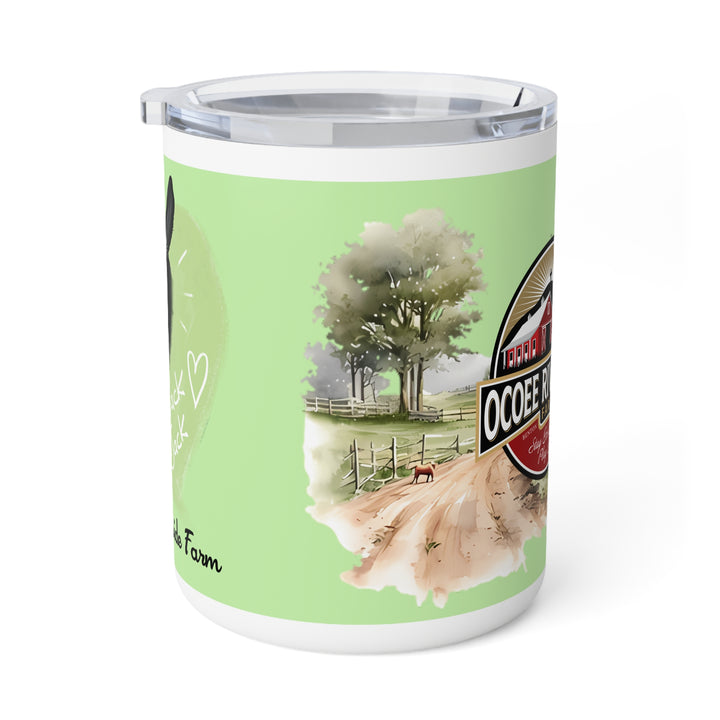 Rustic Insulated Coffee Mug | 10oz Mug with Farmhouse Design for Country Lovers