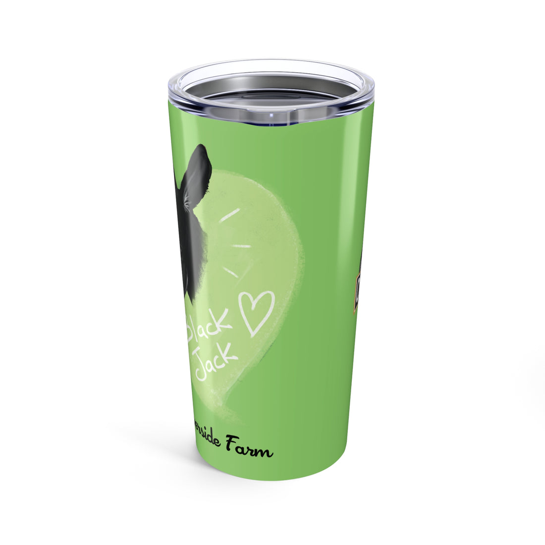 Custom 20oz Tumbler - Riverside Farm Donkey Design