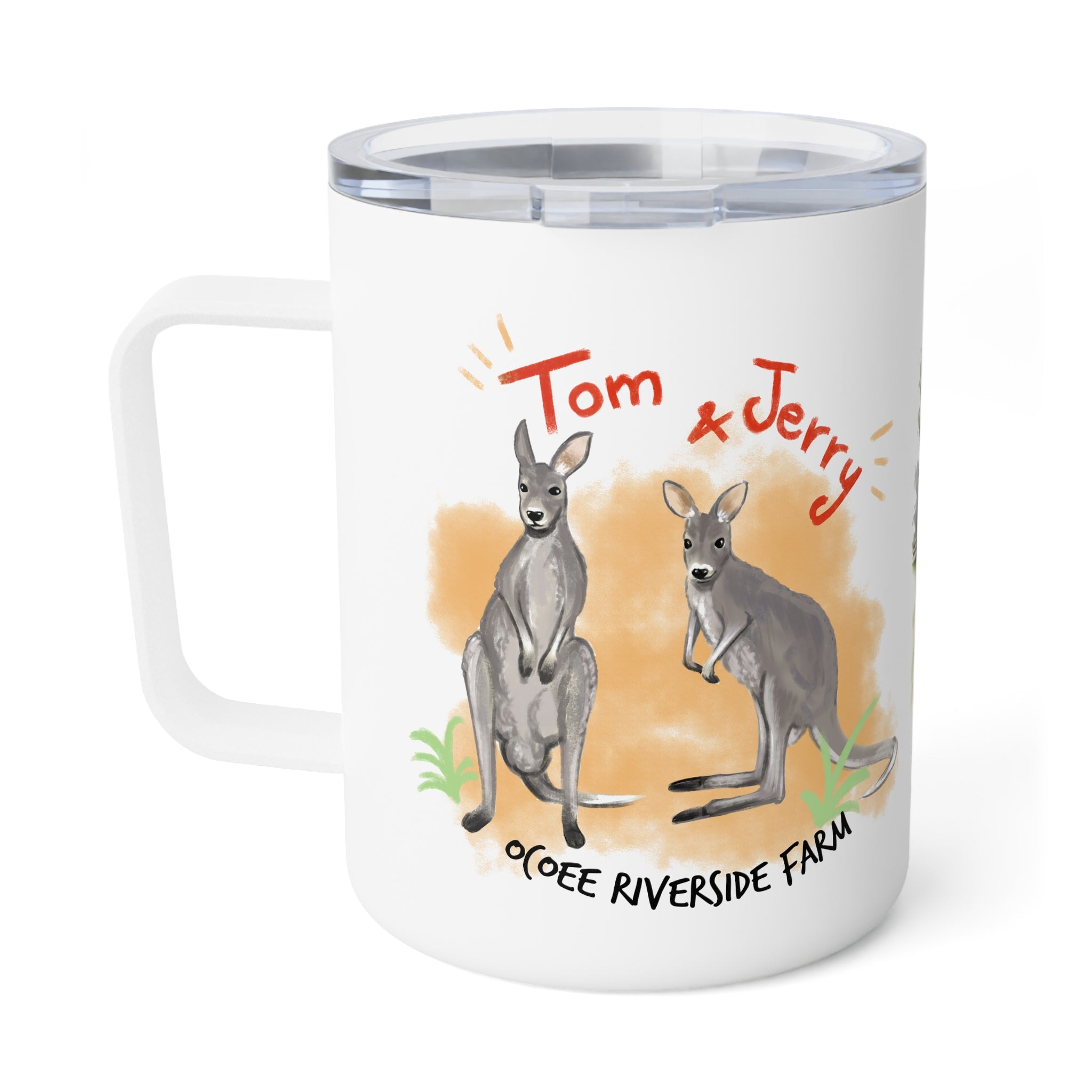 Rustic Insulated Coffee Mug | 10oz Mug with Farmhouse Design for Country Lovers