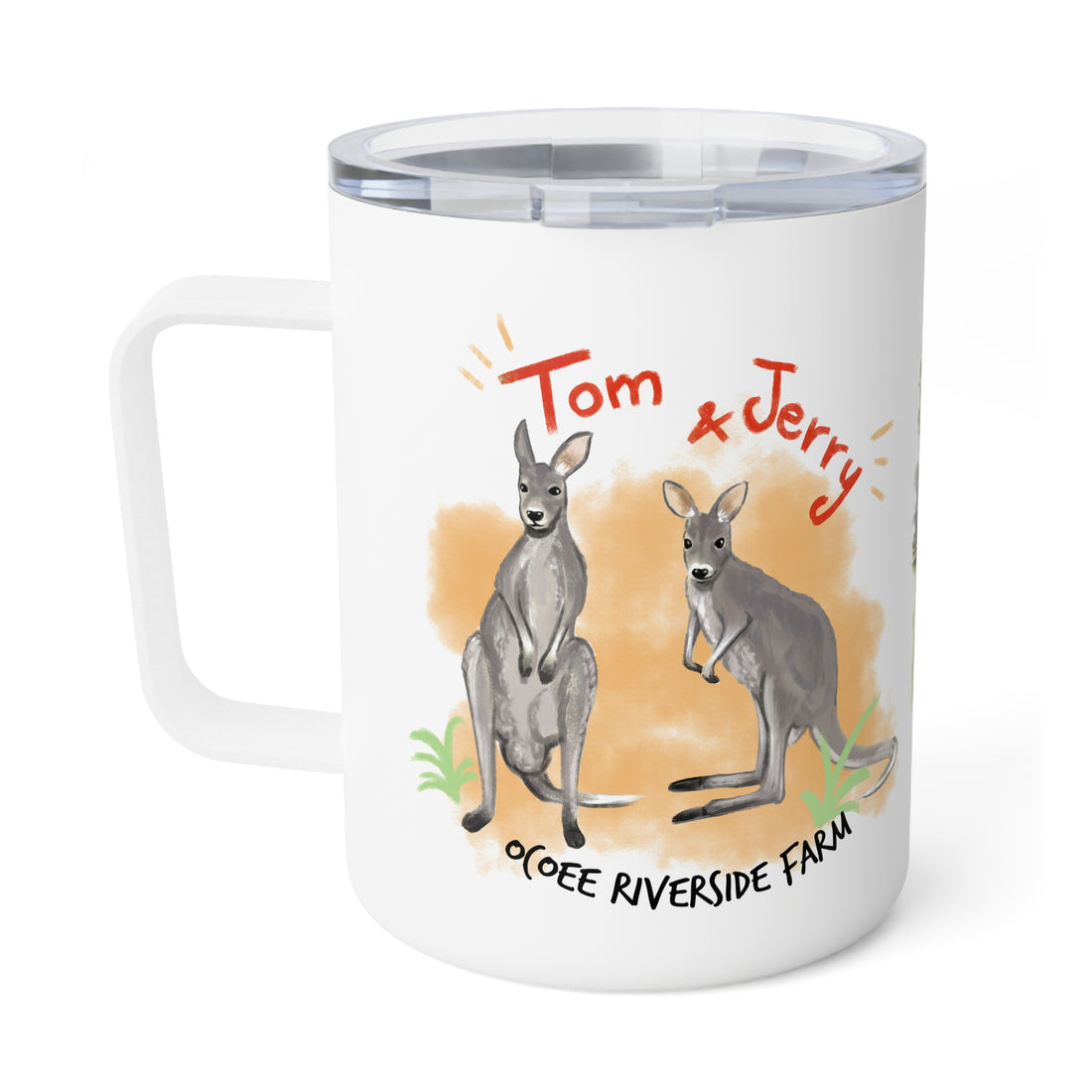 Rustic Insulated Coffee Mug | 10oz Mug with Farmhouse Design for Country Lovers