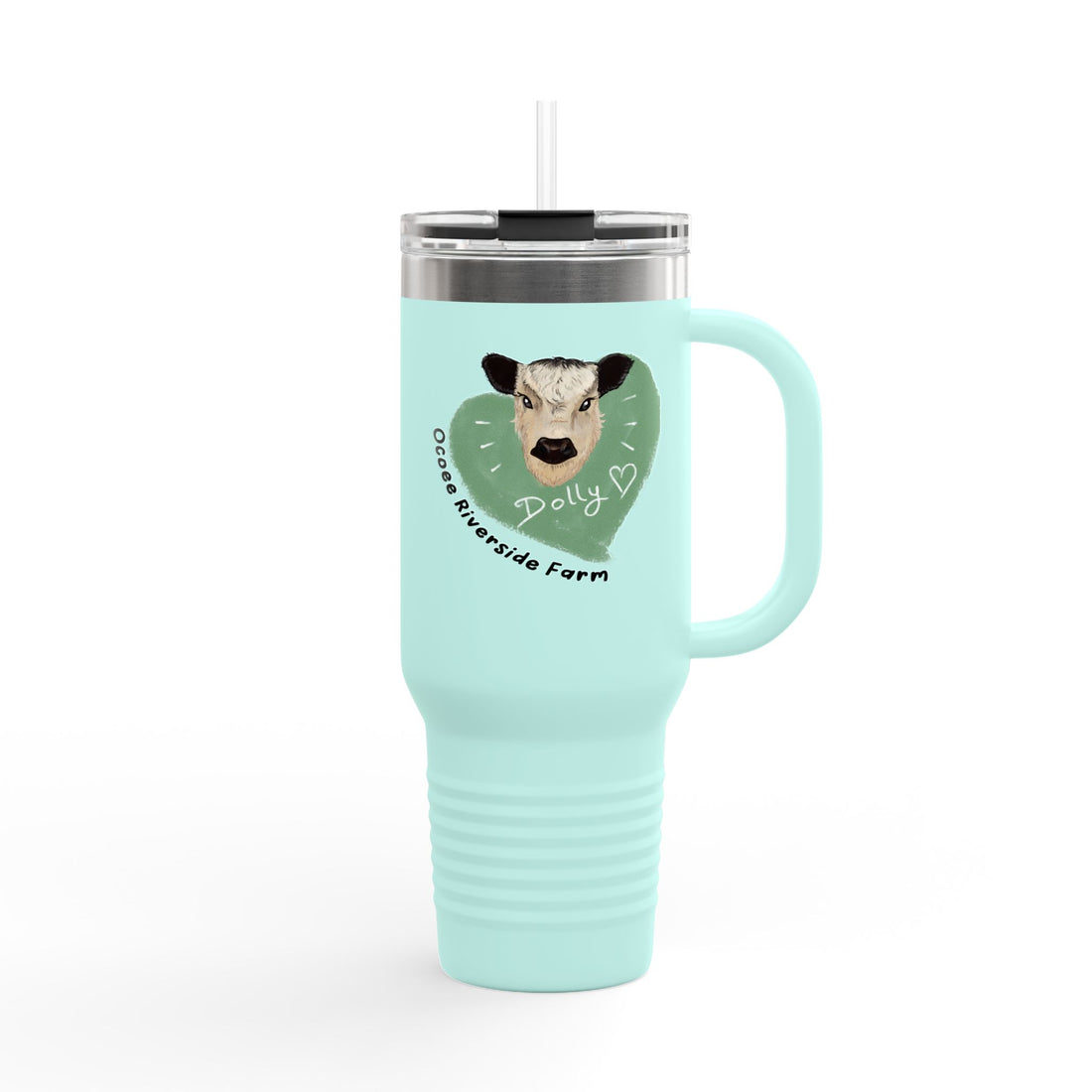 Cute Cow Insulated Travel Mug - 40oz - Perfect for Adventure Lovers!