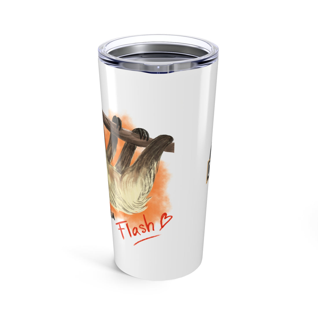 Custom 20oz Tumbler - Riverside Farm Sloth Design
