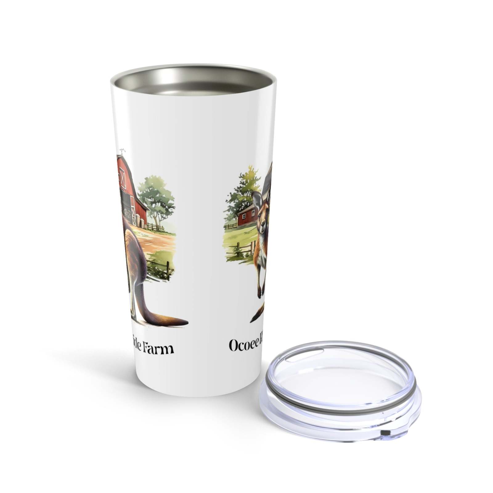 Rustic Kangaroo 20oz Farmhouse Tumbler