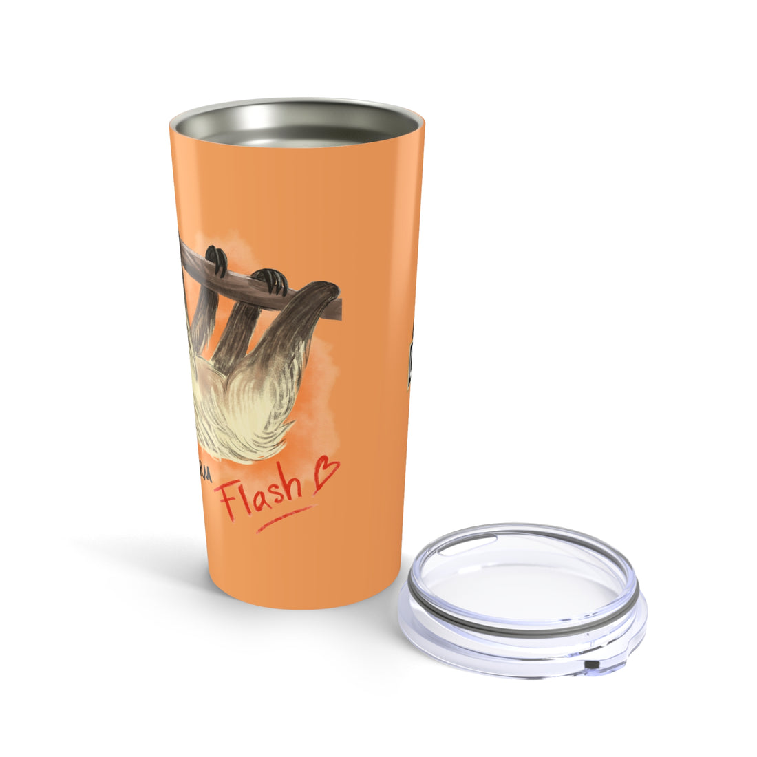 Custom 20oz Tumbler - Riverside Farm Sloth Design