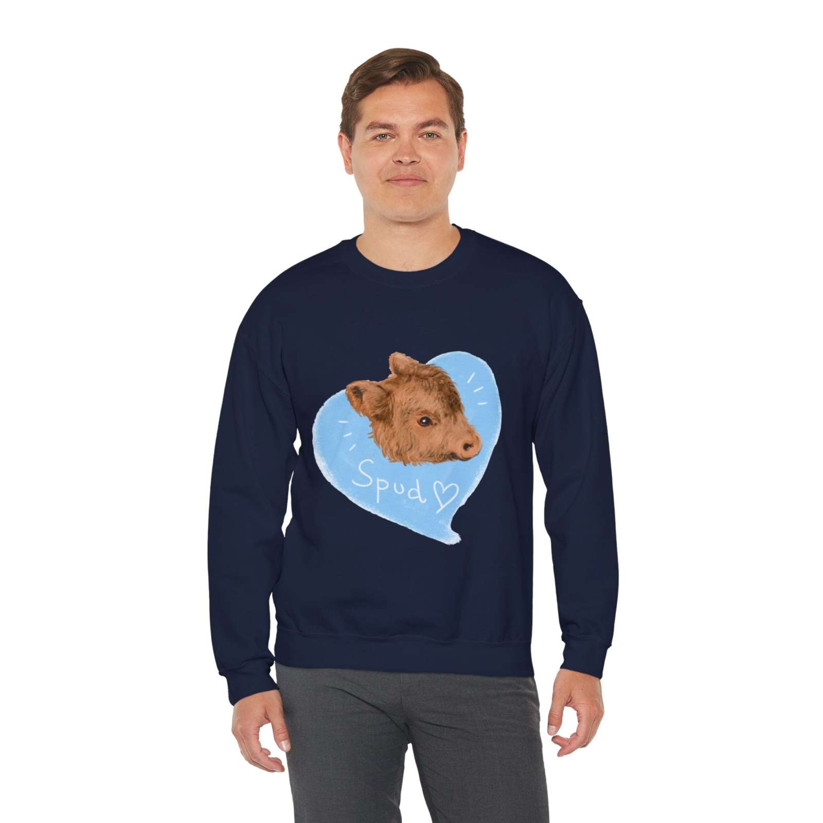 Spud Heart Unisex Crewneck Sweatshirt