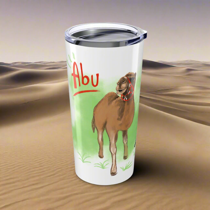 Custom 20oz Tumbler - Riverside Farm Camel Design