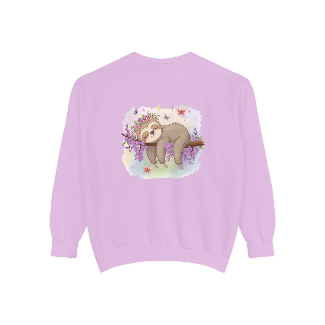 Sleepy Sloth Garment-Dyed Sweatshirt