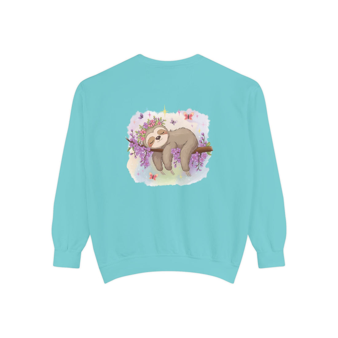 Sleepy Sloth Garment-Dyed Sweatshirt
