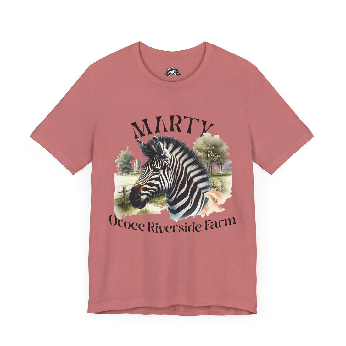 Marty Zebra Ocoee Farm Tee