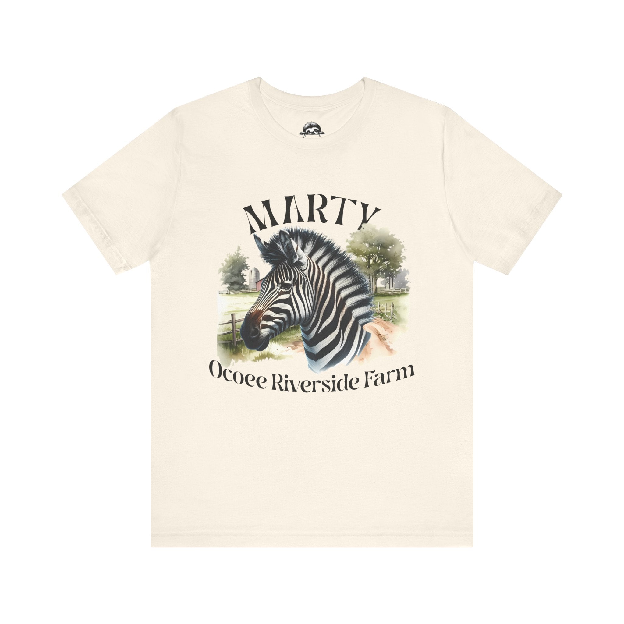 Marty Zebra Ocoee Farm Tee