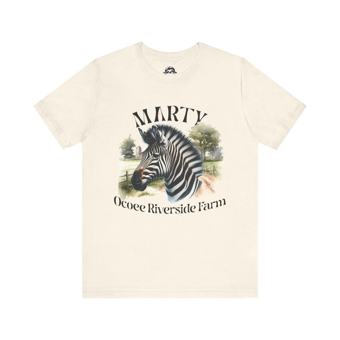 Marty Zebra Ocoee Farm Tee