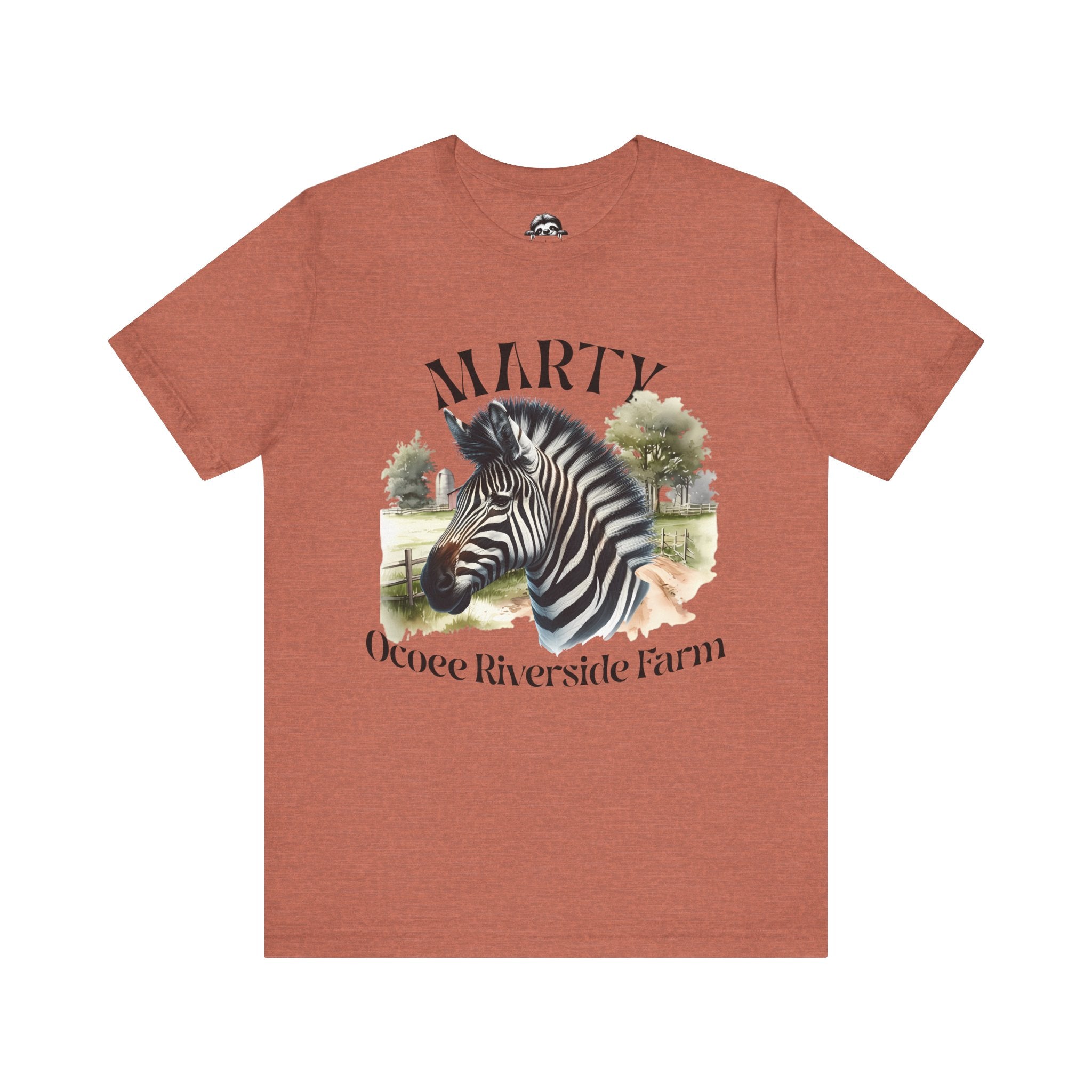 Marty Zebra Ocoee Farm Tee