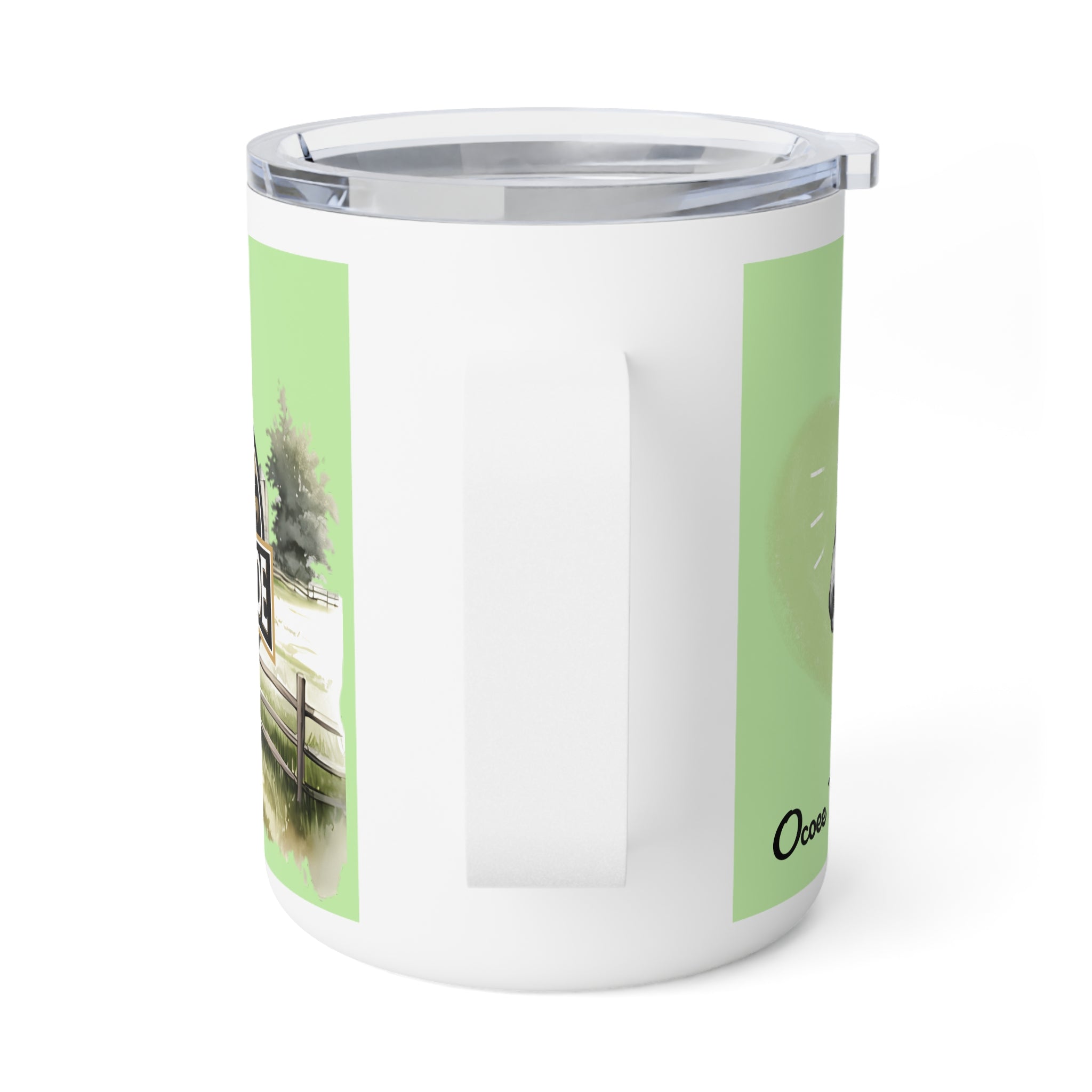 Rustic Insulated Coffee Mug | 10oz Mug with Farmhouse Design for Country Lovers