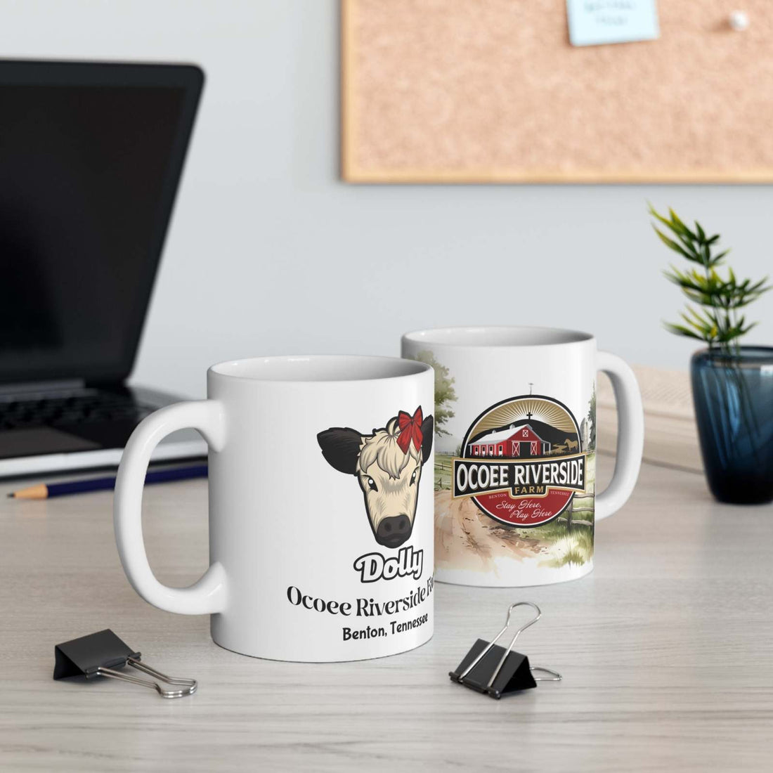 Cute Spud Cow Ceramic Mug