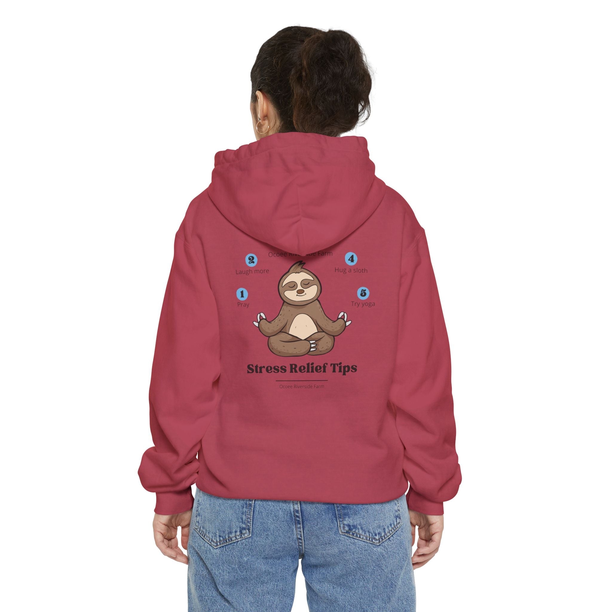 Unisex Stress Relief Sloth Hoodie