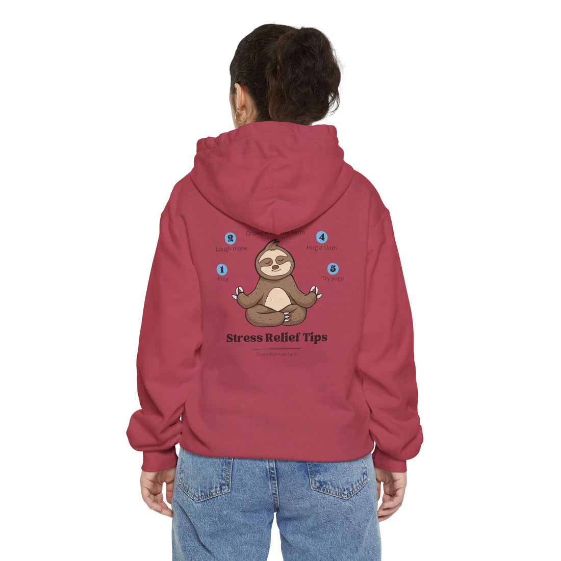 Unisex Stress Relief Sloth Hoodie